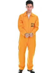 Orange Prisoner Jumpsuit Prisoner Costume - Mens Halloween Costumes